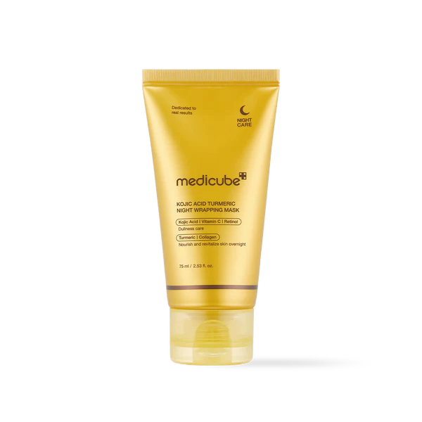 [Mascarilla facial] Medicube Kojic Acid Turmeric Night Wrapping Mask 75ml