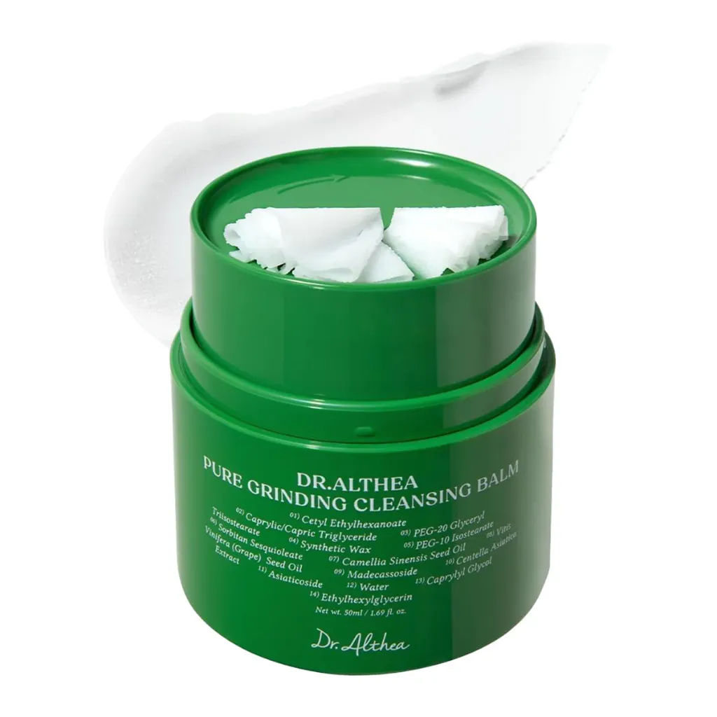 Dr. Althea Pure Grinding Cleansing Balm — Bálsamo Desmaquillante Higiénico con 14 Ingredientes Puros