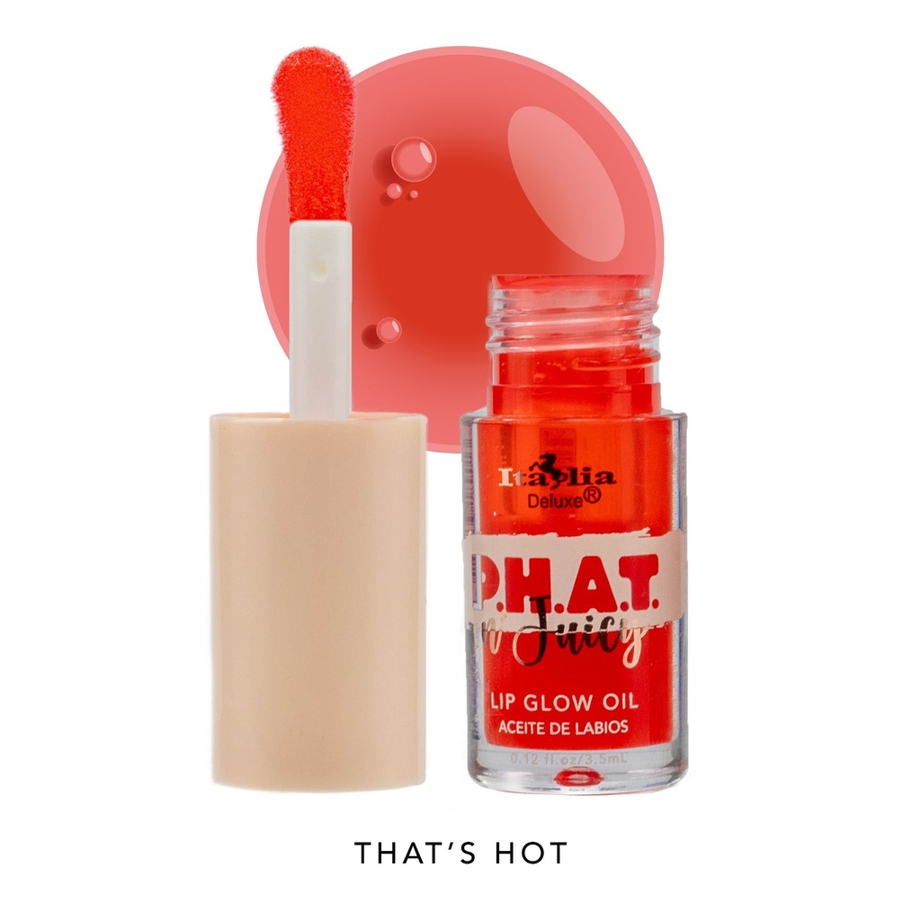 Italia Deluxe P.H.A.T. N’ Juicy Lip Glow Oil (That's hot)