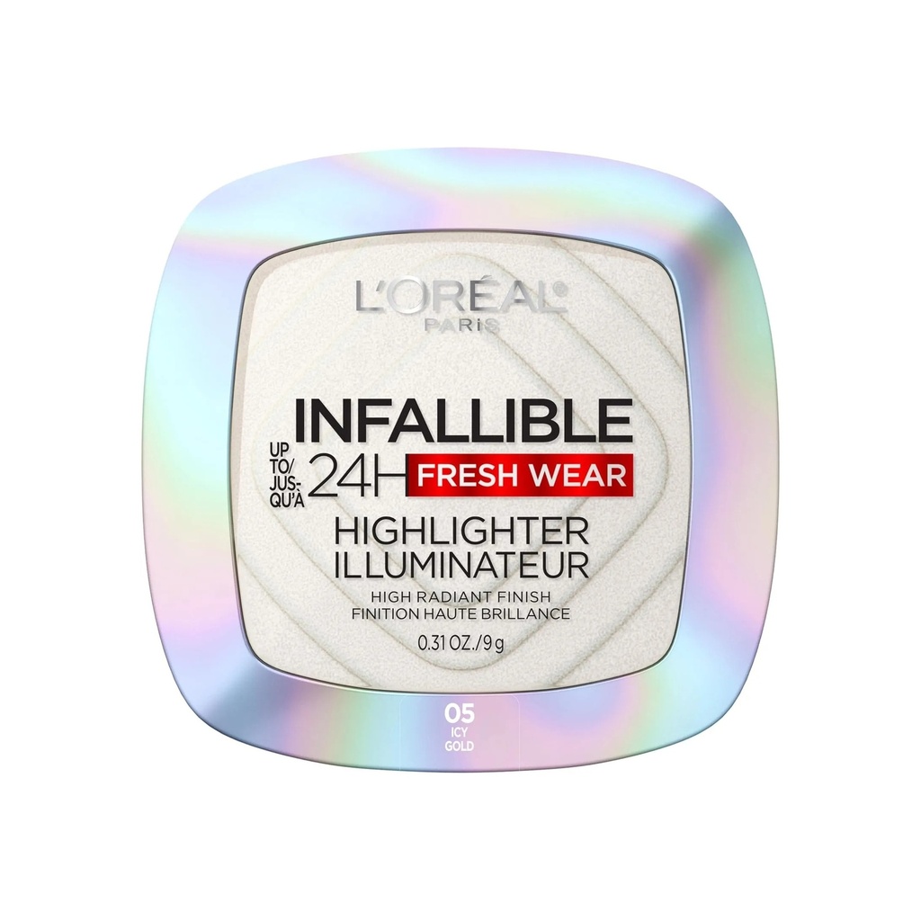 Iluminador en polvo L’Oréal Infallible 24H (ICE GOLD)