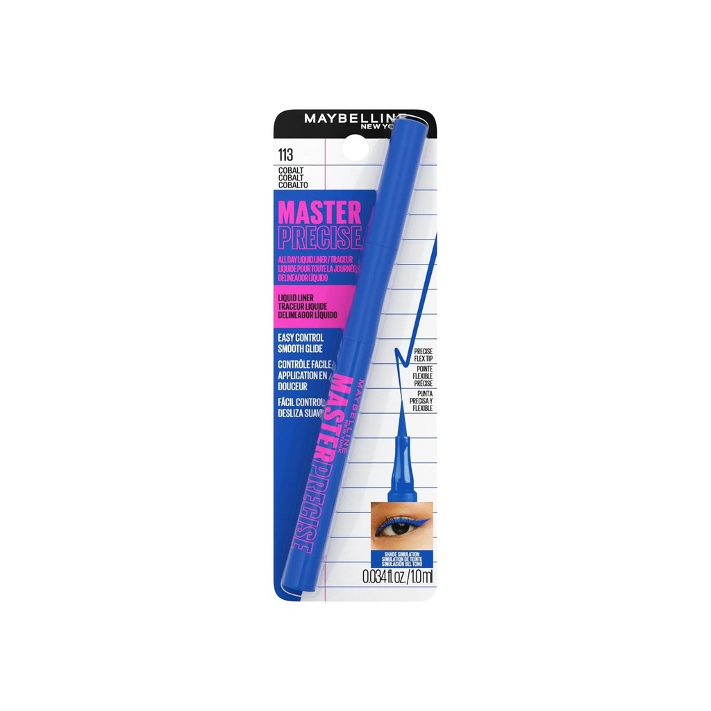 Maybelline Master Precise All Day Liquid Eyeliner – Cobalt Blue